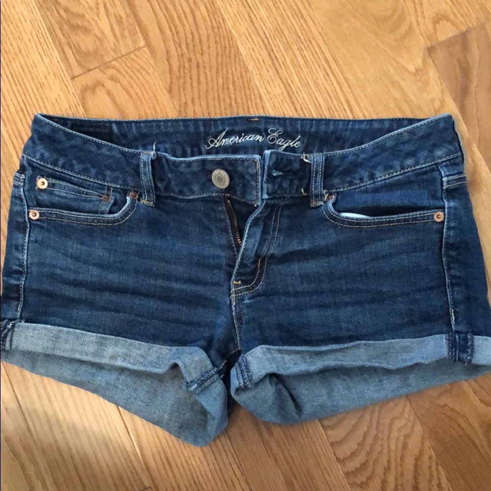 American Eagle Denim Midi Shorts